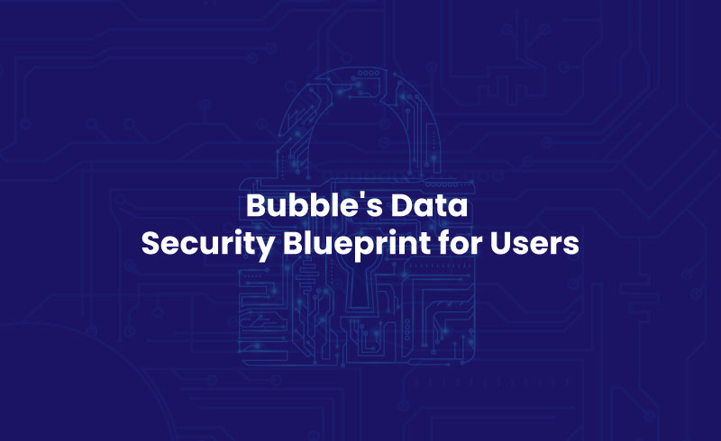 Bubble's Data Security Blueprint for Users